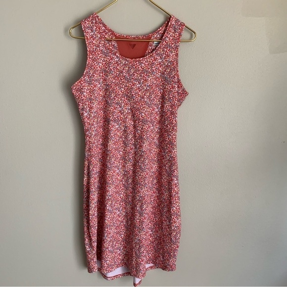 Columbia women’s PFG Omni-Freeze Advanced Cooling floral dress red size medium - Picture 2 of 7